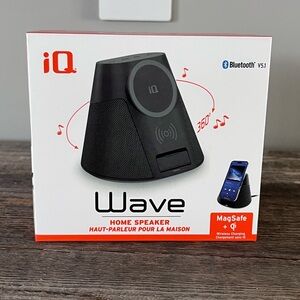 IQ Wave Home Speaker with Wireless Charger Bluetooth